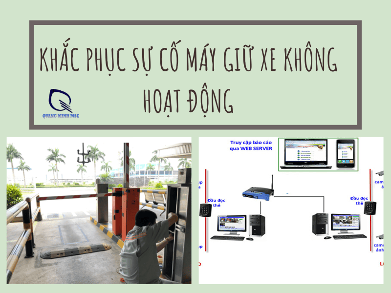 sự cố máy giữ xe